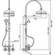 Купить Душевая стойка Cezares First FIRST-CVD-01-Bi (first-cvd-01-bi) по цене 113090 руб., в Санкт-Петебруге в интернет магазине 100-Систем, а также дургие товары CEZARES из раздела Душевые стойки и Душевые стойки, системы, панели, гарнитуры