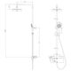 Купить Смеситель Lemark Bronx LM3772GM для душа термостатический (lm3772gm) по цене 73570 руб., в Санкт-Петебруге в интернет магазине 100-Систем, а также дургие товары LEMARK из раздела Душевые стойки и Душевые стойки, системы, панели, гарнитуры