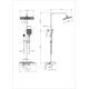 Купить Душевая система с термостатом WONZON & WOGHAND MUSE Lumia, Хром (WW-B4174-CR) (ww-b4174-cr) по цене 55129 руб., в Санкт-Петебруге в интернет магазине 100-Систем, а также дургие товары WONZON & WOGHAND из раздела Душевые стойки и Душевые стойки, системы, панели, гарнитуры