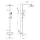 Купить Душевая стойка Timo Tetra-Thermo SX-0169/16 с термостатом, белый матовый (sx-0169/16) по цене 75766 руб., в Санкт-Петебруге в интернет магазине 100-Систем, а также дургие товары TIMO из раздела Душевые стойки и Душевые стойки, системы, панели, гарнитуры