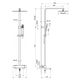Купить Душевая стойка Timo Tetra-Thermo SX-0169/18 с термостатом, черное золото (sx-0169/18) по цене 87651 руб., в Санкт-Петебруге в интернет магазине 100-Систем, а также дургие товары TIMO из раздела Душевые стойки и Душевые стойки, системы, панели, гарнитуры