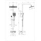 Купить Душевая система с термостатом WONZON & WOGHAND MUSE Corno, Хром (WW-B3112-CR) (ww-b3112-cr) по цене 53621 руб., в Санкт-Петебруге в интернет магазине 100-Систем, а также дургие товары WONZON & WOGHAND из раздела Душевые стойки и Душевые стойки, системы, панели, гарнитуры