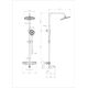 Купить Душевая система с термостатом WONZON & WOGHAND STAY 1, Хром (WW-B3051-A1-CR) (ww-b3051-a1-cr) по цене 39480 руб., в Санкт-Петебруге в интернет магазине 100-Систем, а также дургие товары WONZON & WOGHAND из раздела Душевые стойки и Душевые стойки, системы, панели, гарнитуры