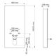 Купить Naab 86BDT.050.BL Пристенный модуль системы инсталляции для биде (86bdt.050.bl) по цене 58140 руб., в Санкт-Петебруге в интернет магазине 100-Систем, а также дургие товары WasserKRAFT из раздела Инсталляции для биде и Инсталляции