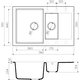 Купить Кухонная мойка Omoikiri Daisen-78-2-BL (4993334) по цене 25788 руб., в Санкт-Петебруге в интернет магазине 100-Систем, а также дургие товары Omoikiri из раздела Двойные мойки и Кухонные мойки