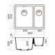 Купить Кухонная мойка Omoikiri Kata 55-2-U-GR Artgranit/leningrad grey   (4993390) по цене 23188 руб., в Санкт-Петебруге в интернет магазине 100-Систем, а также дургие товары Omoikiri из раздела Двойные мойки и Кухонные мойки