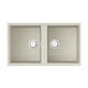 Купить Кухонная мойка Omoikiri Kitagawa 83-2-U-WH 4993809 Белая (4993809) по цене 70888 руб., в Санкт-Петебруге в интернет магазине 100-Систем, а также дургие товары Omoikiri из раздела Двойные мойки и Кухонные мойки