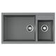Купить Кухонная мойка Omoikiri Tedori 86-2-LB-GR Tetogranit/leningrad grey (4993573) по цене 53188 руб., в Санкт-Петебруге в интернет магазине 100-Систем, а также дургие товары Omoikiri из раздела Двойные мойки и Кухонные мойки