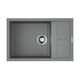 Купить Кухонная мойка Omoikiri Sumi 78-LB-GR Tetogranit/leningrad grey (4993563) по цене 35988 руб., в Санкт-Петебруге в интернет магазине 100-Систем, а также дургие товары Omoikiri из раздела Накладные мойки и Кухонные мойки