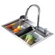 Купить Кухонная мойка ABBER Wasser Kreis AF2194 хром (af2194) по цене 25200 руб., в Санкт-Петебруге в интернет магазине 100-Систем, а также дургие товары ABBER из раздела Накладные мойки и Кухонные мойки