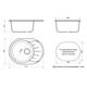 Купить AZARIO кухонная мойка Light (575х440х215) Бежевый  (cs00079919) по цене 5176.5 руб., в Санкт-Петебруге в интернет магазине 100-Систем, а также дургие товары Azario из раздела Накладные мойки и Кухонные мойки