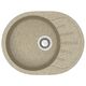 Купить AZARIO кухонная мойка Light (575х440х215) Песочный  (cs00079922) по цене 5176.5 руб., в Санкт-Петебруге в интернет магазине 100-Систем, а также дургие товары Azario из раздела Накладные мойки и Кухонные мойки