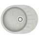 Купить AZARIO кухонная мойка Light (575х440х215) Светло серый  (cs00079923) по цене 5176.5 руб., в Санкт-Петебруге в интернет магазине 100-Систем, а также дургие товары Azario из раздела Накладные мойки и Кухонные мойки