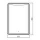 Купить Зеркало для ванной Azario Мали 55 LED00002534 (led-00002534) по цене 10131 руб., в Санкт-Петебруге в интернет магазине 100-Систем, а также дургие товары Azario из раздела Зеркала и Мебель для ванной комнаты