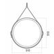 Купить Зеркало для ванной Azario Капитан D510 LED-00002331 коричн кожа (led-00002331) по цене 15909 руб., в Санкт-Петебруге в интернет магазине 100-Систем, а также дургие товары Azario из раздела Зеркала и Мебель для ванной комнаты