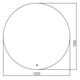 Купить Зеркало для ванной Azario Саванна D1000 LED00002465 (led-00002465) по цене 15602 руб., в Санкт-Петебруге в интернет магазине 100-Систем, а также дургие товары Azario из раздела Зеркала и Мебель для ванной комнаты