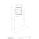 Купить Зеркало AQUATON Соул 800x700 1A252702SU010 (1a252702su010) по цене 15376.5 руб., в Санкт-Петебруге в интернет магазине 100-Систем, а также дургие товары AQUATON из раздела Зеркала и Мебель для ванной комнаты