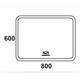 Купить Зеркало Континент Demure LED 800x600 (злп634) по цене 11830 руб., в Санкт-Петебруге в интернет магазине 100-Систем, а также дургие товары Континент из раздела Зеркала и Мебель для ванной комнаты