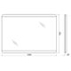 Купить Зеркало BelBagno SPC-CEZ 100 с кнопочным выключателем с подсветкой (spc-cez-1000-700-led-btn) по цене 11300 руб., в Санкт-Петебруге в интернет магазине 100-Систем, а также дургие товары BelBagno из раздела Зеркала и Мебель для ванной комнаты
