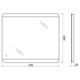 Купить Зеркало BelBagno SPC-CEZ 70 с сенсорным выключателем с подсветкой (spc-cez-700-600-led-tch) по цене 9700 руб., в Санкт-Петебруге в интернет магазине 100-Систем, а также дургие товары BelBagno из раздела Зеркала и Мебель для ванной комнаты