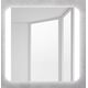 Купить Зеркало BelBagno SPC-CEZ 70 с кнопочным выключателем с подсветкой (spc-cez-700-700-led-btn) по цене 9600 руб., в Санкт-Петебруге в интернет магазине 100-Систем, а также дургие товары BelBagno из раздела Зеркала и Мебель для ванной комнаты