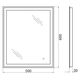 Купить Зеркало BelBagno SPC-GRT 50 с сенсорным выключателем с подсветкой (spc-grt-500-600-led-tch) по цене 9100 руб., в Санкт-Петебруге в интернет магазине 100-Систем, а также дургие товары BelBagno из раздела Зеркала и Мебель для ванной комнаты