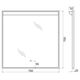 Купить Зеркало BelBagno SPC-UNO-700-700-TCH (spc-uno-700-700-tch) по цене 11630 руб., в Санкт-Петебруге в интернет магазине 100-Систем, а также дургие товары BelBagno из раздела Зеркала и Мебель для ванной комнаты