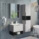 Купить COMFORTY. Зеркало-шкаф "Франкфурт-60" бетон светлый (00-00004331) по цене 11220 руб., в Санкт-Петебруге в интернет магазине 100-Систем, а также дургие товары COMFORTY из раздела Зеркальные шкафы для ванной и Мебель для ванной комнаты