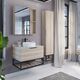 Купить Зеркало-шкаф Comforty Порто-75 дуб дымчатый (00-00009234cf) по цене 12210 руб., в Санкт-Петебруге в интернет магазине 100-Систем, а также дургие товары COMFORTY из раздела Зеркальные шкафы для ванной и Мебель для ванной комнаты