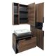 Купить COMFORTY. Зеркало-шкаф "Штутгарт-60" дуб тёмно-коричневый (00004151036) по цене 11660 руб., в Санкт-Петебруге в интернет магазине 100-Систем, а также дургие товары COMFORTY из раздела Зеркальные шкафы для ванной и Мебель для ванной комнаты