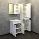 Купить COMFORTY. Зеркало-шкаф "Модена М-60" белый матовый (00-00001639) по цене 10010 руб., в Санкт-Петебруге в интернет магазине 100-Систем, а также дургие товары COMFORTY из раздела Зеркальные шкафы для ванной и Мебель для ванной комнаты