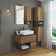 Купить Comforty. Зеркало-шкаф "Штутгарт-75" дуб тёмно-коричневый (00004151037cf) по цене 12430 руб., в Санкт-Петебруге в интернет магазине 100-Систем, а также дургие товары COMFORTY из раздела Зеркальные шкафы для ванной и Мебель для ванной комнаты