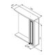 Купить M41MPR0751WG Palace One, зеркало, частично зеркальный шкаф, правый, 75 см, с подсветкой, белый, глян (m41mpr0751wg) по цене 19790 руб., в Санкт-Петебруге в интернет магазине 100-Систем, а также дургие товары RedBlu by Damixa из раздела Зеркальные шкафы для ванной и Мебель для ванной комнаты