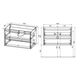 Купить База под раковину Gio 1000 подвесная, 2 выкатных ящика soft-close, R.Oak, , шт (vmc-2g100ro) по цене 22695.5 руб., в Санкт-Петебруге в интернет магазине 100-Систем, а также дургие товары Vincea из раздела Тумбы под раковину и Мебель для ванной комнаты