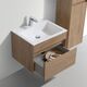 Купить База под раковину Chiara 600 подвесная, 1 выкатной ящик soft-close, N.Oak, , шт (vmc-2c600no) по цене 10963 руб., в Санкт-Петебруге в интернет магазине 100-Систем, а также дургие товары Vincea из раздела Тумбы под раковину и Мебель для ванной комнаты