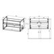 Купить База под раковину Chiara 800 подвесная, 1 выкатной ящик soft-close, R.Oak, , шт (vmc-2c800ro) по цене 13898.5 руб., в Санкт-Петебруге в интернет магазине 100-Систем, а также дургие товары Vincea из раздела Тумбы под раковину и Мебель для ванной комнаты
