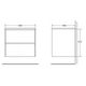Купить Тумба для комплекта BelBagno PIETRA-600-2C-SO-PT stone (pietra-600-2c-so-pt) по цене 33880 руб., в Санкт-Петебруге в интернет магазине 100-Систем, а также дургие товары BelBagno из раздела Тумбы под раковину и Мебель для ванной комнаты