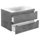 Купить База под раковину Fine 800 подвесная, 2 выкатных ящика soft close, Beton, , шт (vmc-2f800bt) по цене 19456 руб., в Санкт-Петебруге в интернет магазине 100-Систем, а также дургие товары Vincea из раздела Тумбы под раковину и Мебель для ванной комнаты