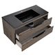 Купить База под раковину Chiara 2D 1000 подвесная, 2 выкатных ящика soft-close, R.Oak, , шт (vmc-2c2100ro) по цене 23560 руб., в Санкт-Петебруге в интернет магазине 100-Систем, а также дургие товары Vincea из раздела Тумбы под раковину и Мебель для ванной комнаты