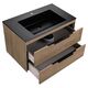 Купить База под раковину Chiara 2D 800 подвесная, 2 выкатных ящика soft-close, N.Oak, , шт (vmc-2c2800no) по цене 20729 руб., в Санкт-Петебруге в интернет магазине 100-Систем, а также дургие товары Vincea из раздела Тумбы под раковину и Мебель для ванной комнаты
