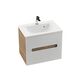 Купить Тумба под умывальник SD 800-L CLASSIC II каппучино/белая (x000000913) по цене 52580 руб., в Санкт-Петебруге в интернет магазине 100-Систем, а также дургие товары RAVAK из раздела Тумбы под раковину и Мебель для ванной комнаты