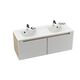 Купить Тумба под умывальник SD-1300 CLASSIC латте/белая (x000000943) по цене 63120 руб., в Санкт-Петебруге в интернет магазине 100-Систем, а также дургие товары RAVAK из раздела Тумбы под раковину и Мебель для ванной комнаты