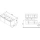 Купить Тумба под умывальник SD-1300 CLASSIC белая/белая (x000000422) по цене 91740 руб., в Санкт-Петебруге в интернет магазине 100-Систем, а также дургие товары RAVAK из раздела Тумбы под раковину и Мебель для ванной комнаты