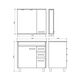 Купить COMFORTY. Тумба-умывальник "Марио-75" дуб темный с раковиной "Quadro 75" (00-00004157) по цене 32780 руб., в Санкт-Петебруге в интернет магазине 100-Систем, а также дургие товары COMFORTY из раздела Тумбы с умывальником и Мебель для ванной комнаты