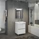 Купить COMFORTY. Тумба-умывальник "Дублин-60" белый глянец с раковиной COMFORTY 8056 (00004137134) по цене 46530 руб., в Санкт-Петебруге в интернет магазине 100-Систем, а также дургие товары COMFORTY из раздела Тумбы с умывальником и Мебель для ванной комнаты