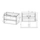 Купить База под раковину Vico 800 подвесная, 2 выкатных ящика soft close, Beton, , шт (vmc-2v800bt) по цене 22411 руб., в Санкт-Петебруге в интернет магазине 100-Систем, а также дургие товары Vincea из раздела Тумбы под раковину и Мебель для ванной комнаты