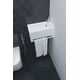 Купить 1MARKA Панель с раковиной Tiny XS MINI R (у84218) по цене 7630 руб., в Санкт-Петебруге в интернет магазине 100-Систем, а также дургие товары 1MARKA из раздела Тумбы с умывальником и Мебель для ванной комнаты