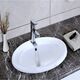 Купить Раковина CeramaLux 56 3172 Белая (3172) по цене 7350 руб., в Санкт-Петебруге в интернет магазине 100-Систем, а также дургие товары CeramaLux из раздела Встраиваемые раковины и Раковины и пьедесталы