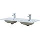 Купить Раковина Aquanet Flat 120 (двойная) белая (00254367) по цене 26630 руб., в Санкт-Петебруге в интернет магазине 100-Систем, а также дургие товары AQUANET из раздела Встраиваемые раковины и Раковины и пьедесталы