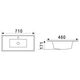 Купить CeramaLux JY-807-70 Раковина врезная сверху 71 см (jy-807-70) по цене 9300 руб., в Санкт-Петебруге в интернет магазине 100-Систем, а также дургие товары CeramaLux из раздела Встраиваемые раковины и Раковины и пьедесталы